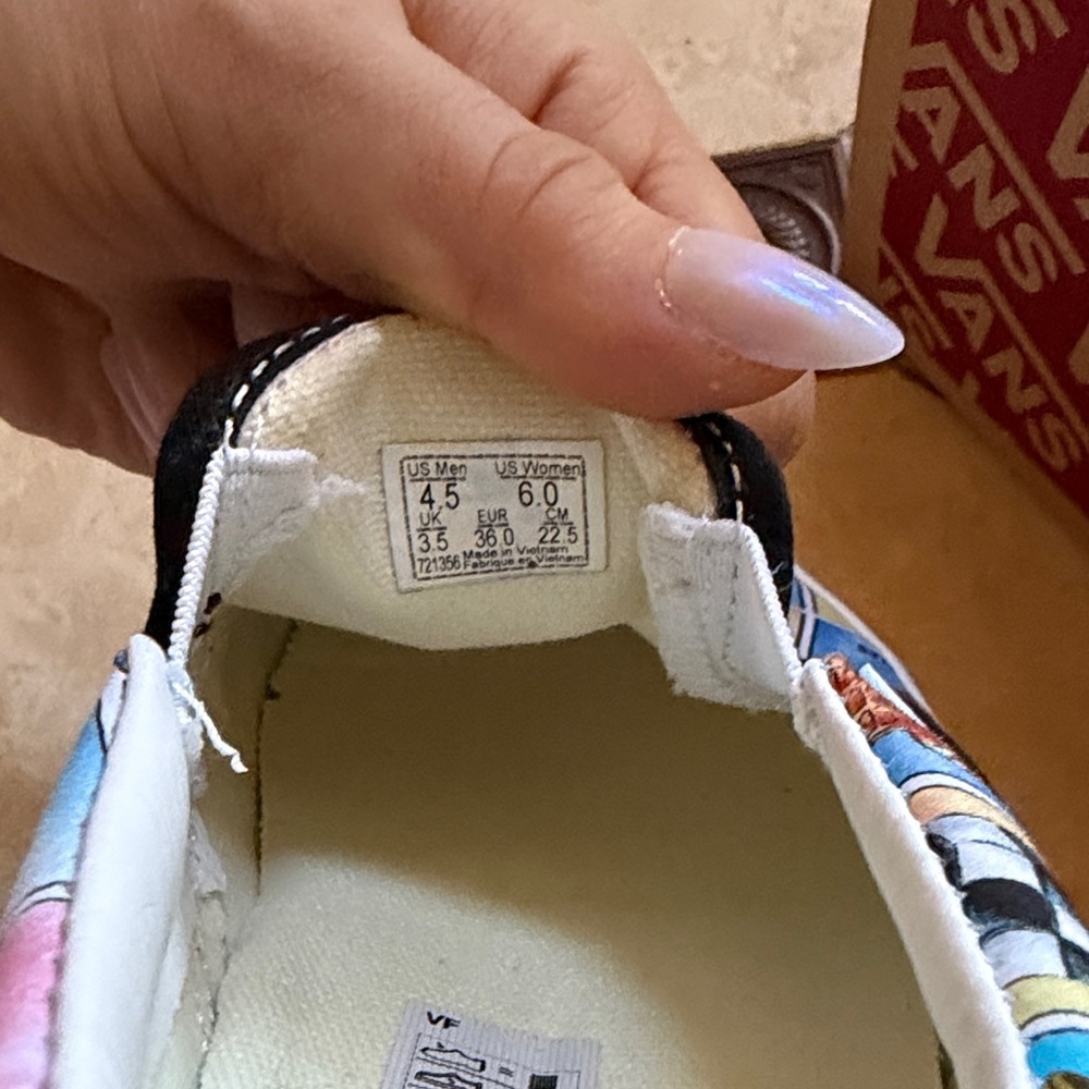 Los Vans Multi/ Tr Wht - Picture 4 of 5